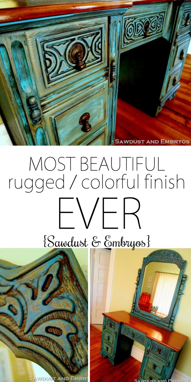 Distressed Furniture Painting Techniques {Reality Daydream
