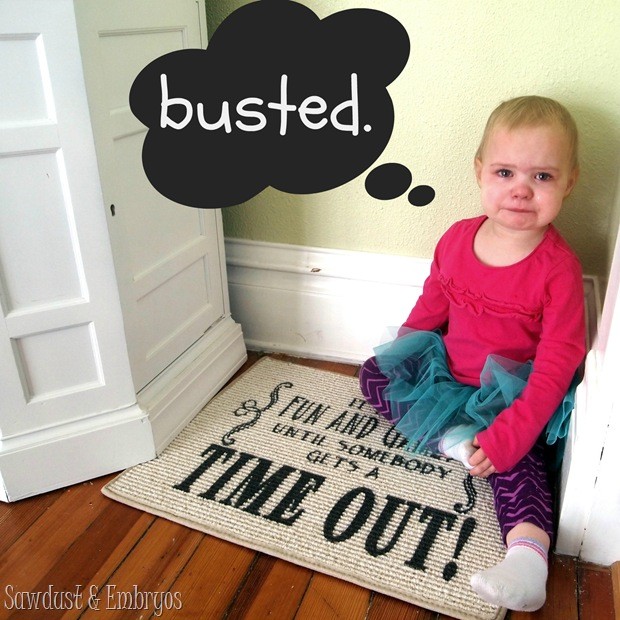 Time-Out Rug {using vinyl as a stencil} | Reality Daydream