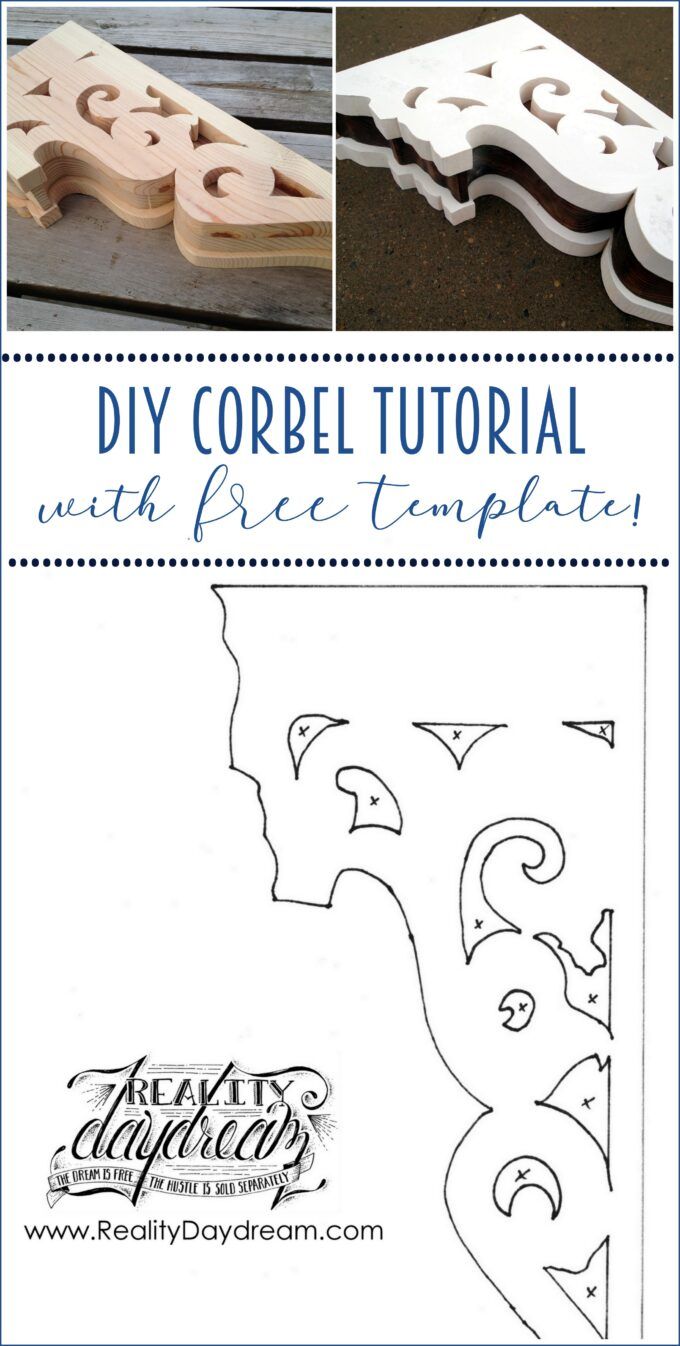 DIY Corbels for a Breakfast Bar | Reality Daydream