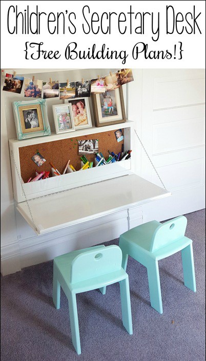 Child's secretary shop desk