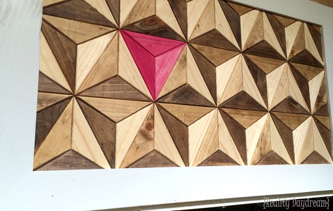 How to Make Geometric Wood Wall Art