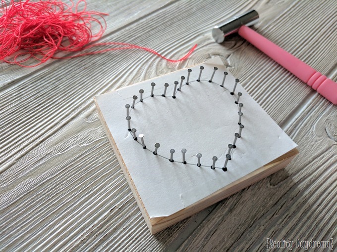 Heart String Art, Valentine Gifts for Kids, Love Sign, Heart Gifts, String  and Nail Art, Wooden String Art Heart, Gift for Her, Gift of Love 