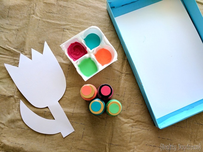 Easter or Spring-themed Kids Craft …MARBLE PAINTING!