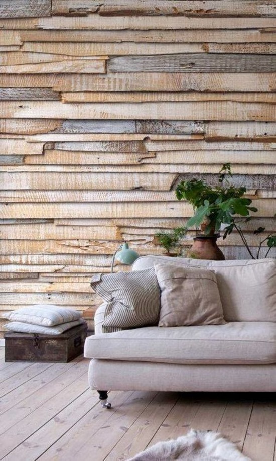 Reclaimed Wood Accent Wall