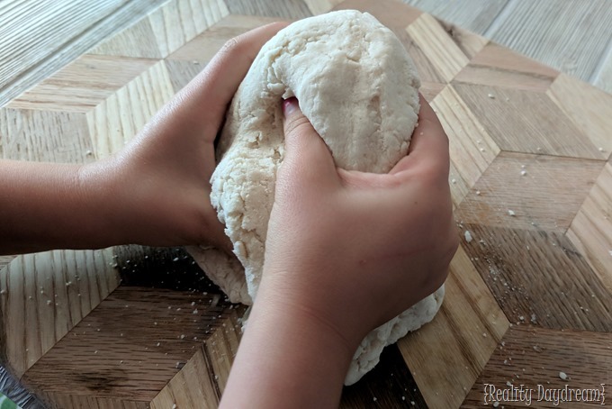 How to make salt dough for suncatchers (kids craft) - Reality Daydream