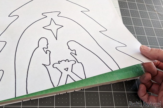 Wooden Nativity Scroll Saw Pattern {Reality Daydream}