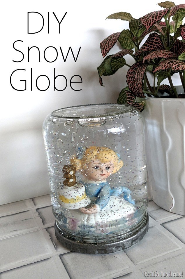 DIY Glitter Snow Globe - diy Thought