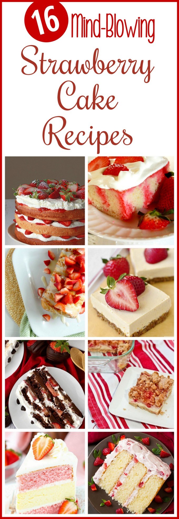 Strawberry Cake Recipes