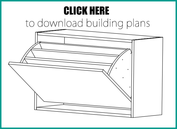 Shoe deals rack plans