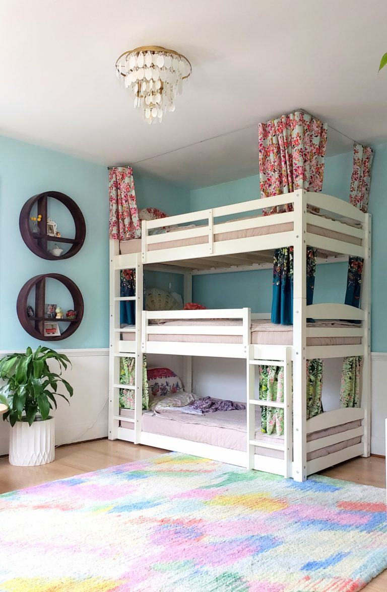 Bunk Bed Curtains Howto Tutorial {Reality Daydream}