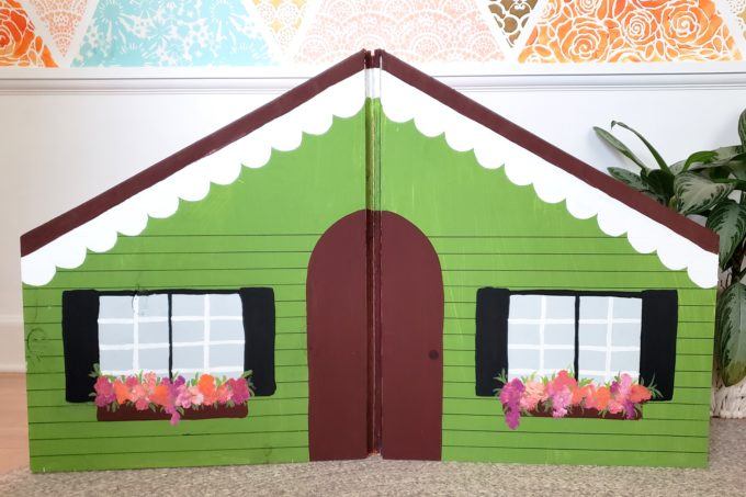 Diy best sale folding dollhouse