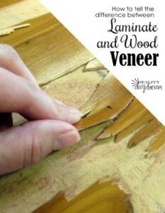 Difference Between Laminate & Wood Veneer + How to Paint Both ...