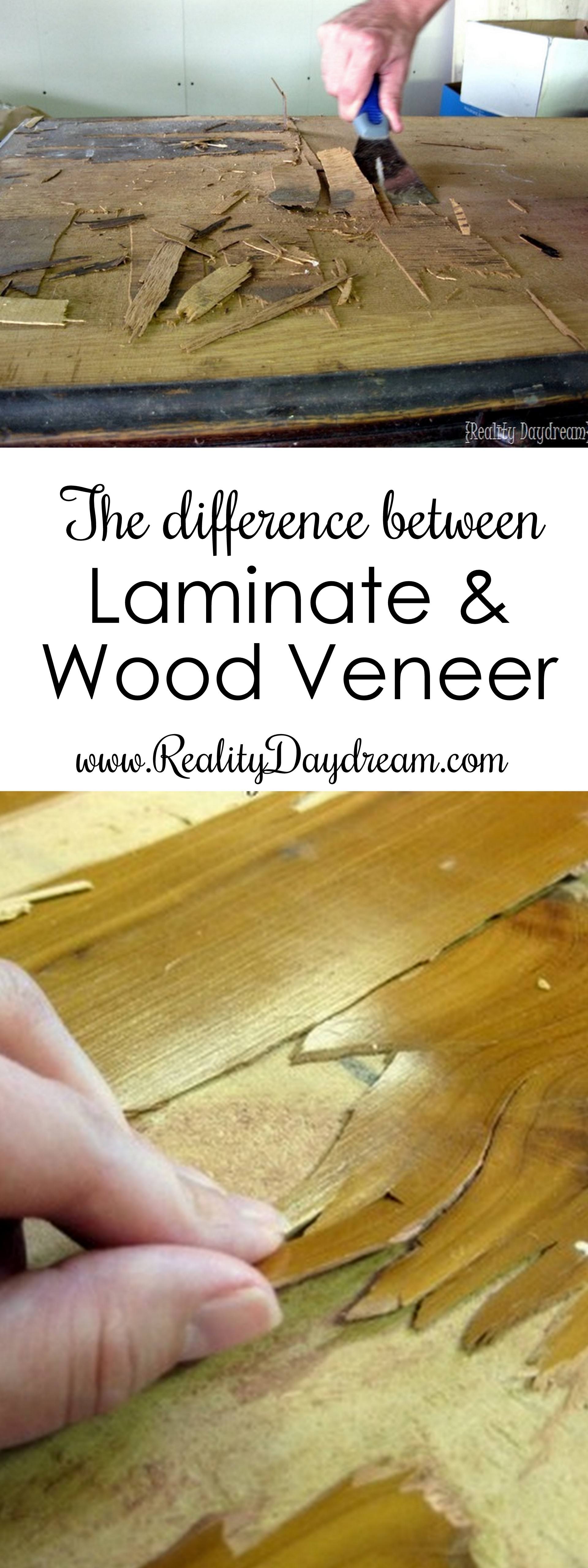 Difference Between Laminate & Wood Veneer + How to Paint Both