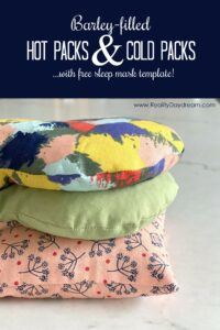 DIY Rice Pack / Heat Packs - EASY Sewing Tutorial! | Reality Daydream