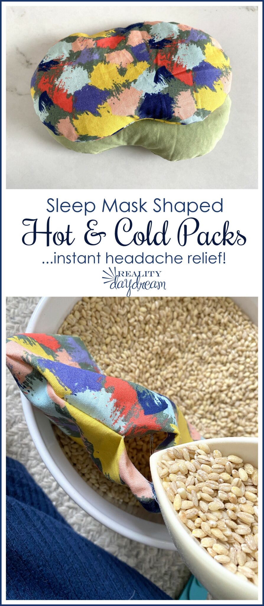 DIY Rice Pack / Heat Packs - EASY Sewing Tutorial! | Reality Daydream