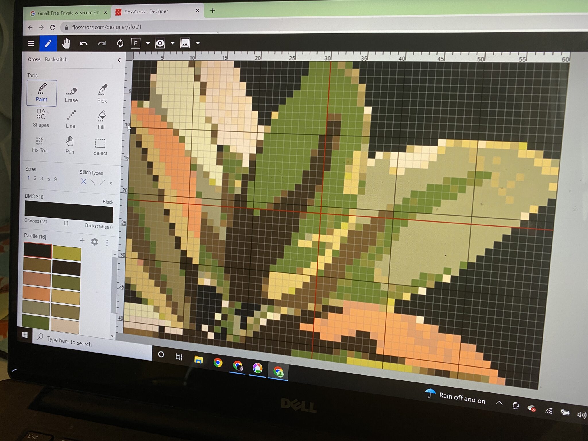 LargeScale DIY Pixel Art Using Dowels Reality Daydream