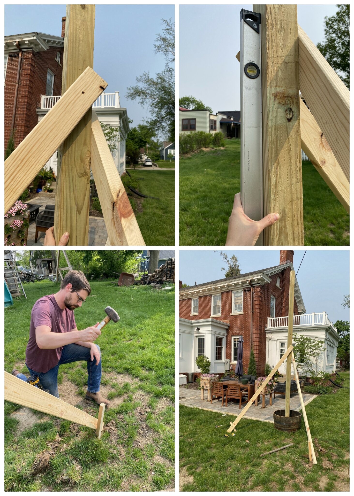 DIY Patio Lights without a Pergola! Reality Daydream