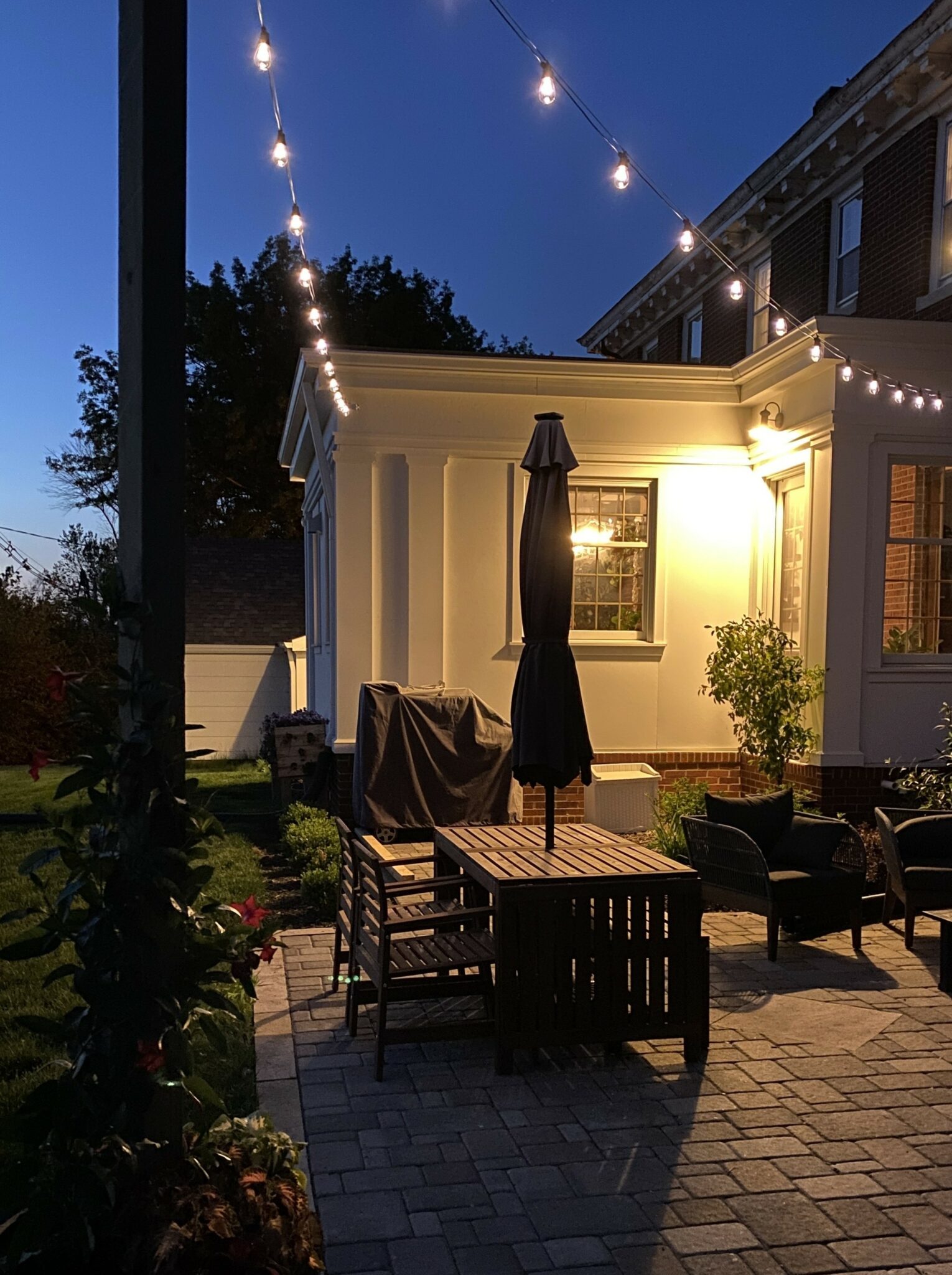 DIY Patio Lights without a Pergola! Reality Daydream