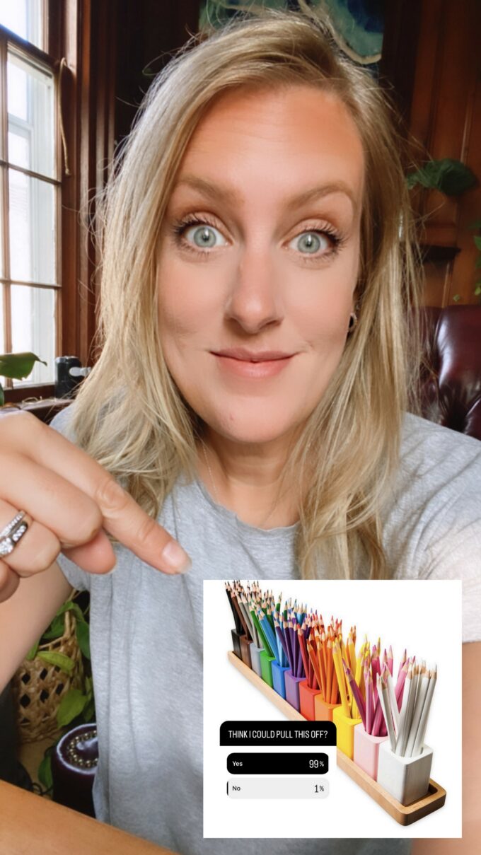 Color Pencil Holder 