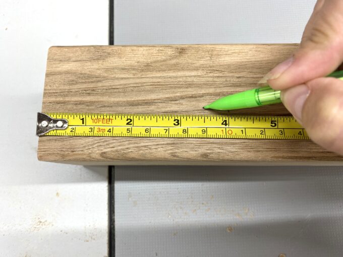 Measure out the wood