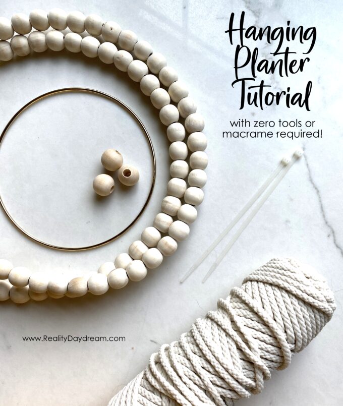 hanging planter tutorial