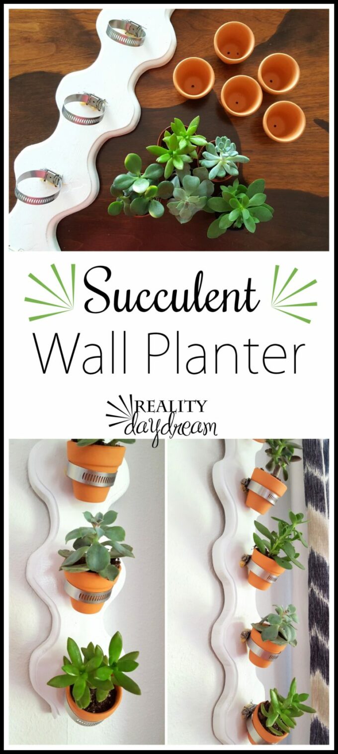 Succulent Wall Planter - Handmade Gift Ideas